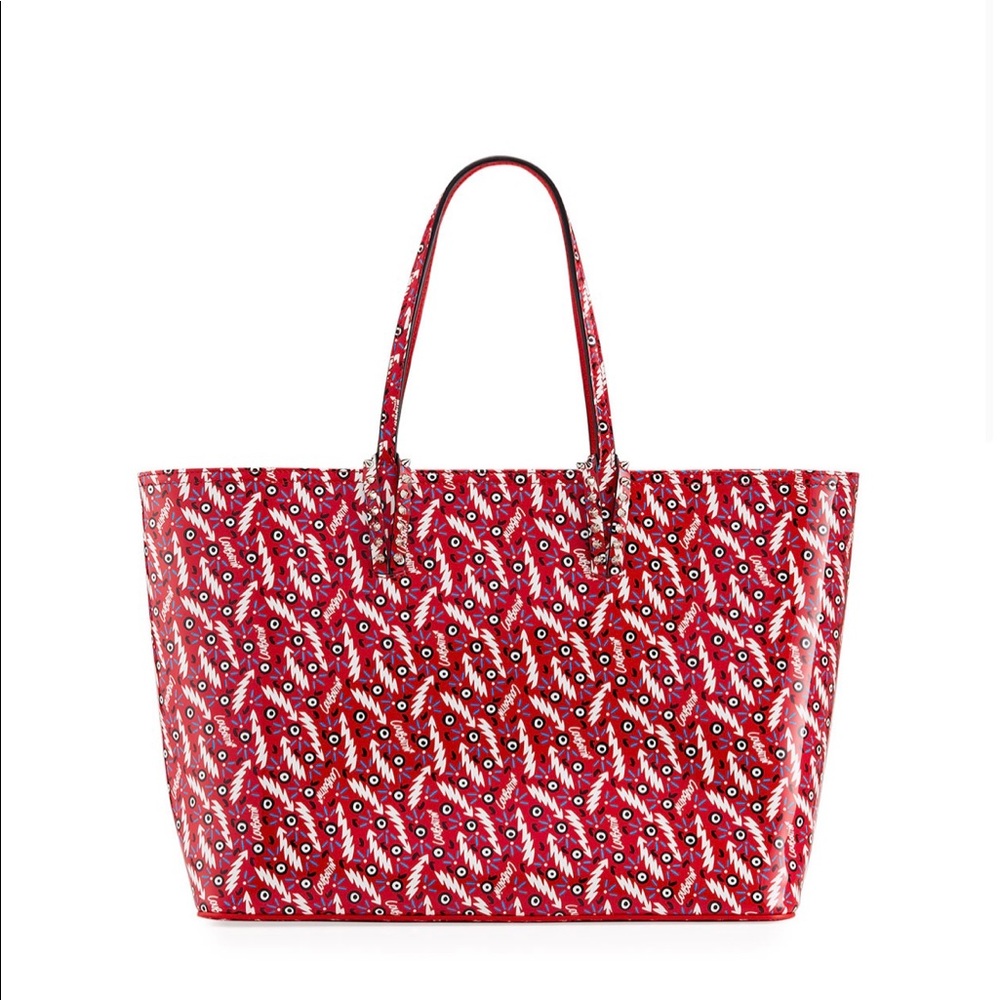 Christian Louboutin Cabata Patent Leather Tote Bag